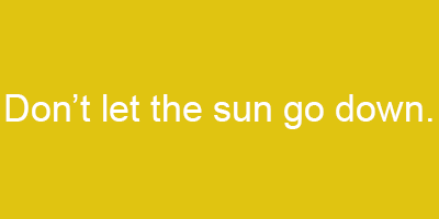 Dontletthesungodown